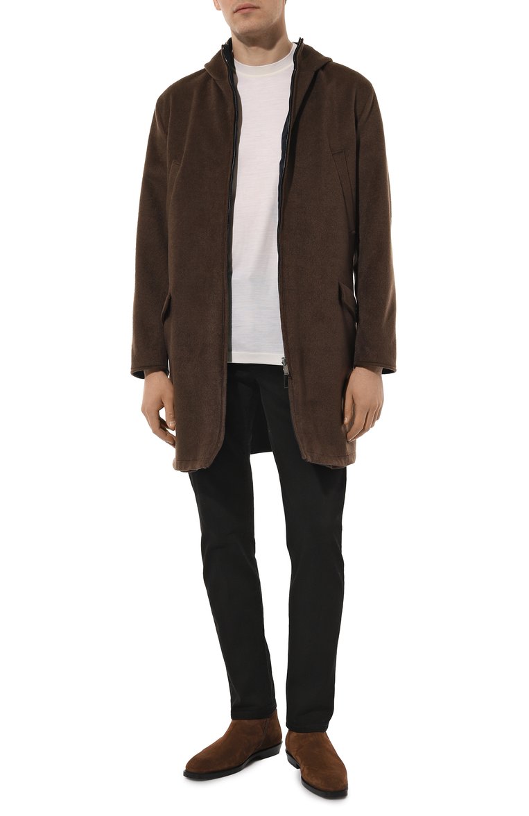 Шерстяная футболка ZEGNA, арт. E7328A5/BCT706, фото 1