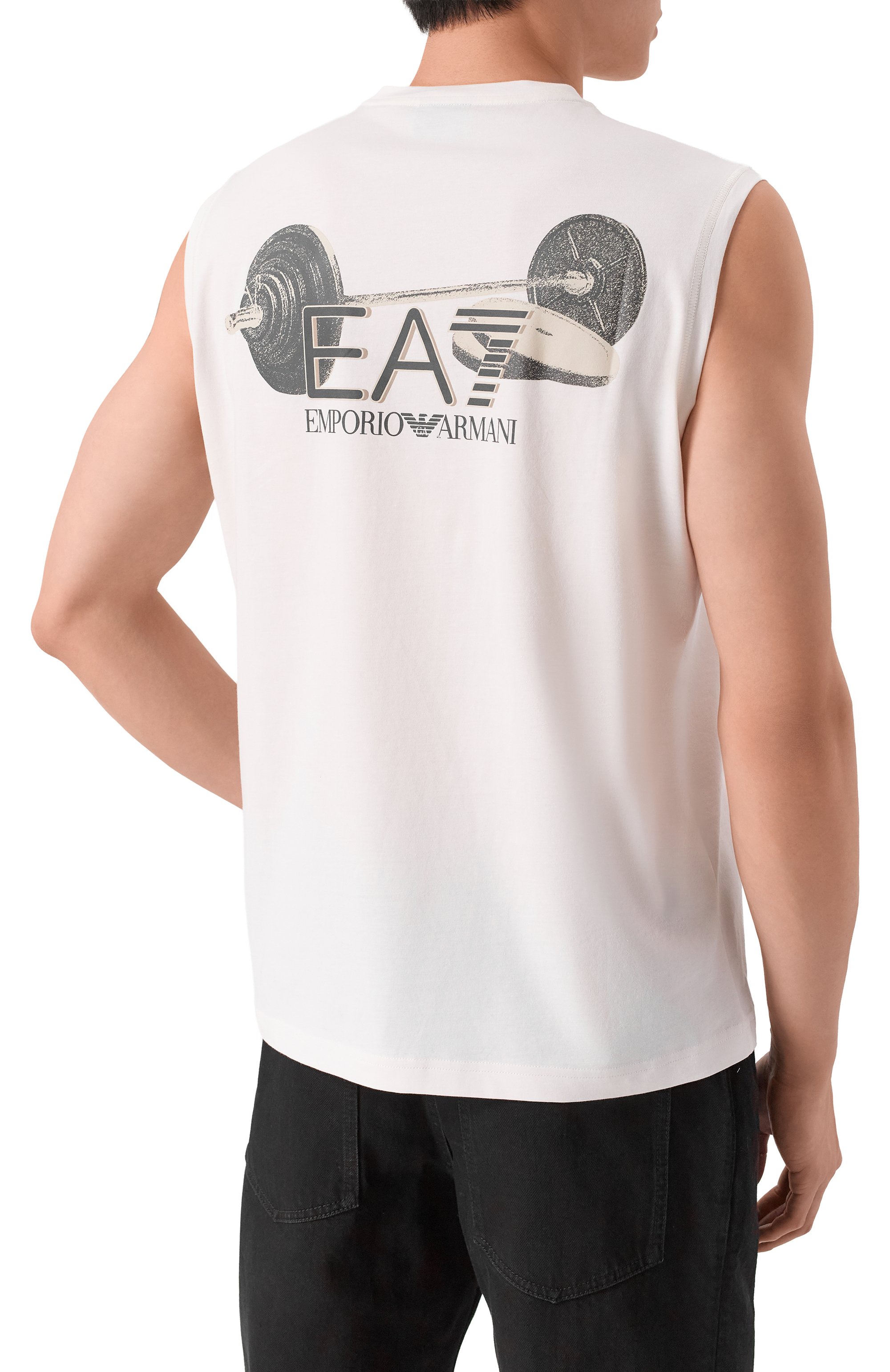 Хлопковая майка EA7, арт. 7M001405/AF22264, фото 4