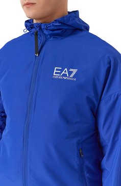Мужской спортивный костюм EA7 синего цвета, арт. 8NPV08/PN4HZ | Фото 6 (Рукава: Длинные; Драгоценные камни: Проставлено; Материал сплава: Проставлено; Кросс-КТ: Спорт; Материал внешний: Синтетический материал)
