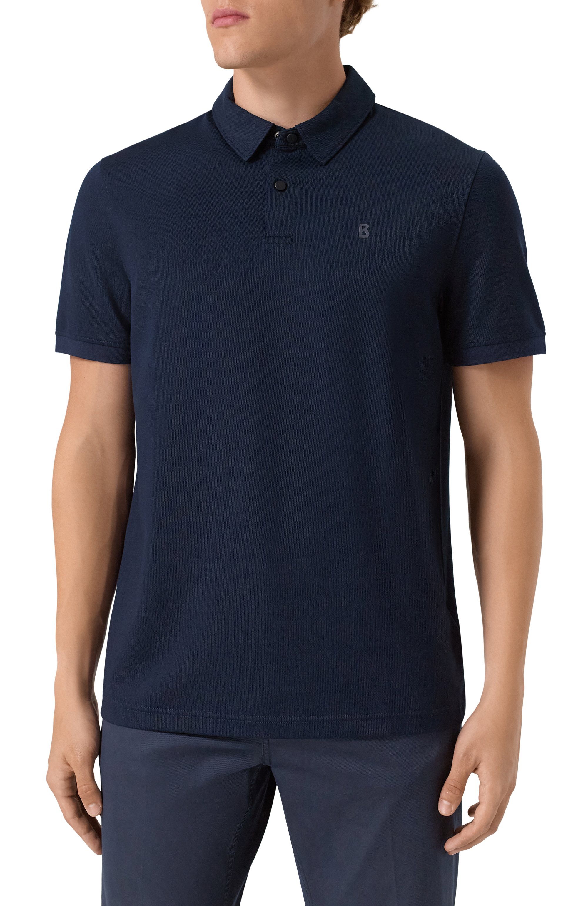 Поло BOGNER темно-синего цвета по цене 15400 руб., арт. 58122727, фото 3 Поло BOGNER, арт. 58122727, фото 3