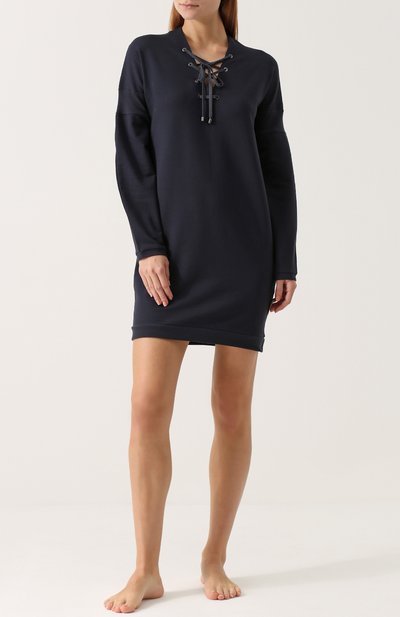 Хлопковое платье со шнуровкой ZIMMERLI, арт. 5139-39000, фото 2