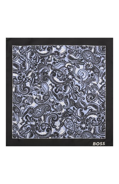 Платок из хлопка и шелка BOSS, арт. 50491125, фото 3