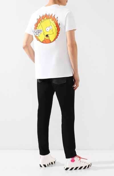 Хлопковая футболка OFF-WHITE, арт. 0MAA027S191850350188, фото 2