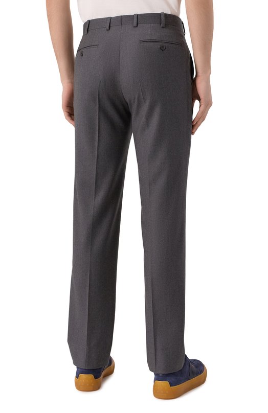 Брюки из шерсти и кашемира Brioni RPC60M/0CA90 Серый  RPC60M/0CA90 Фото 4