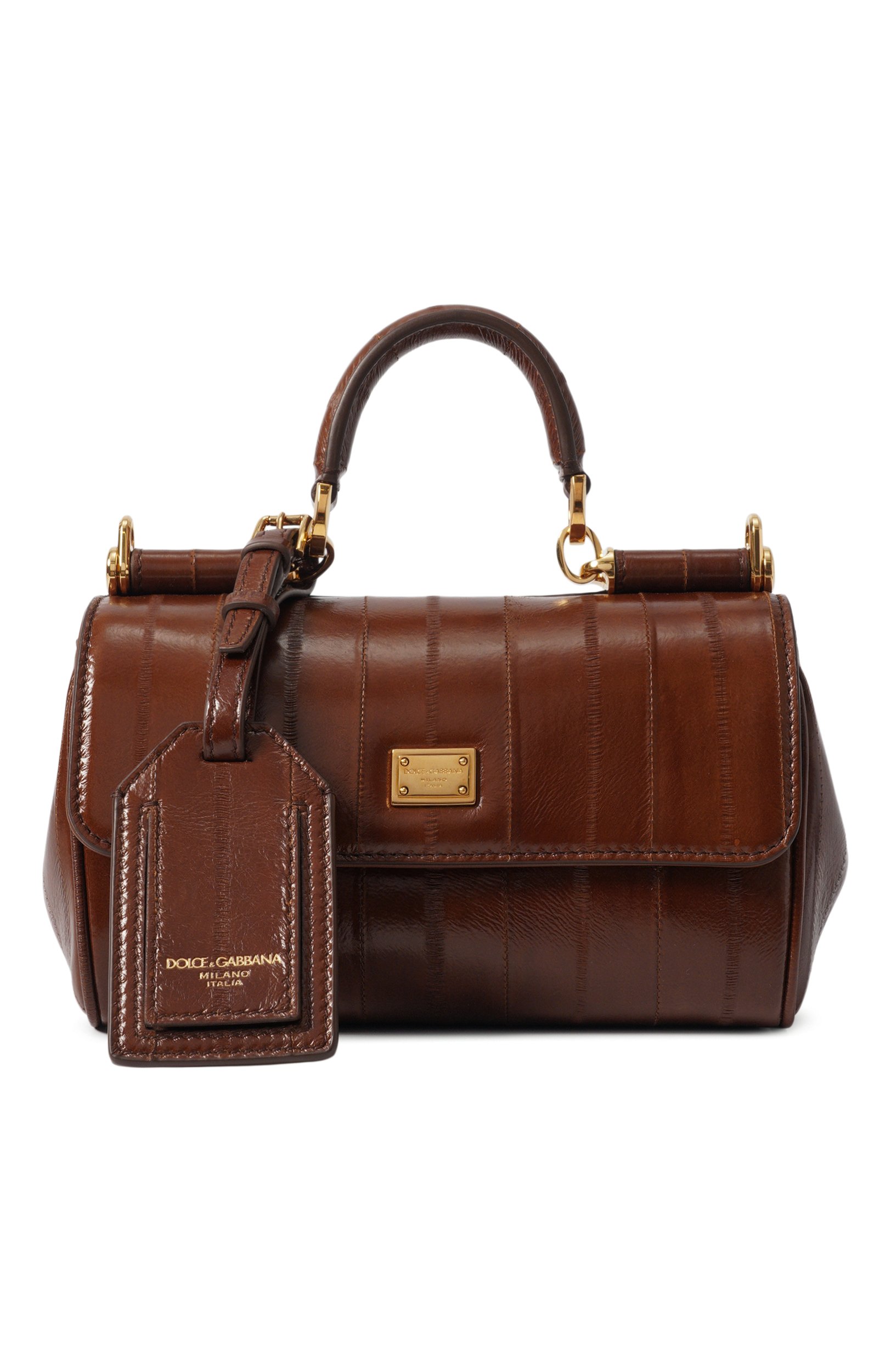 Сумка my sicily mini DOLCE & GABBANA коричневого цвета по цене 357000 руб., арт. BB7864/B8291, фото 1 Сумка my sicily mini DOLCE & GABBANA, арт. BB7864/B8291, фото 1