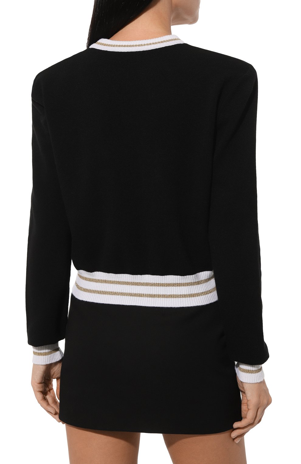 Пуловер из шерсти и кашемира BALMAIN, арт. AF1KA000KD97, фото 4
