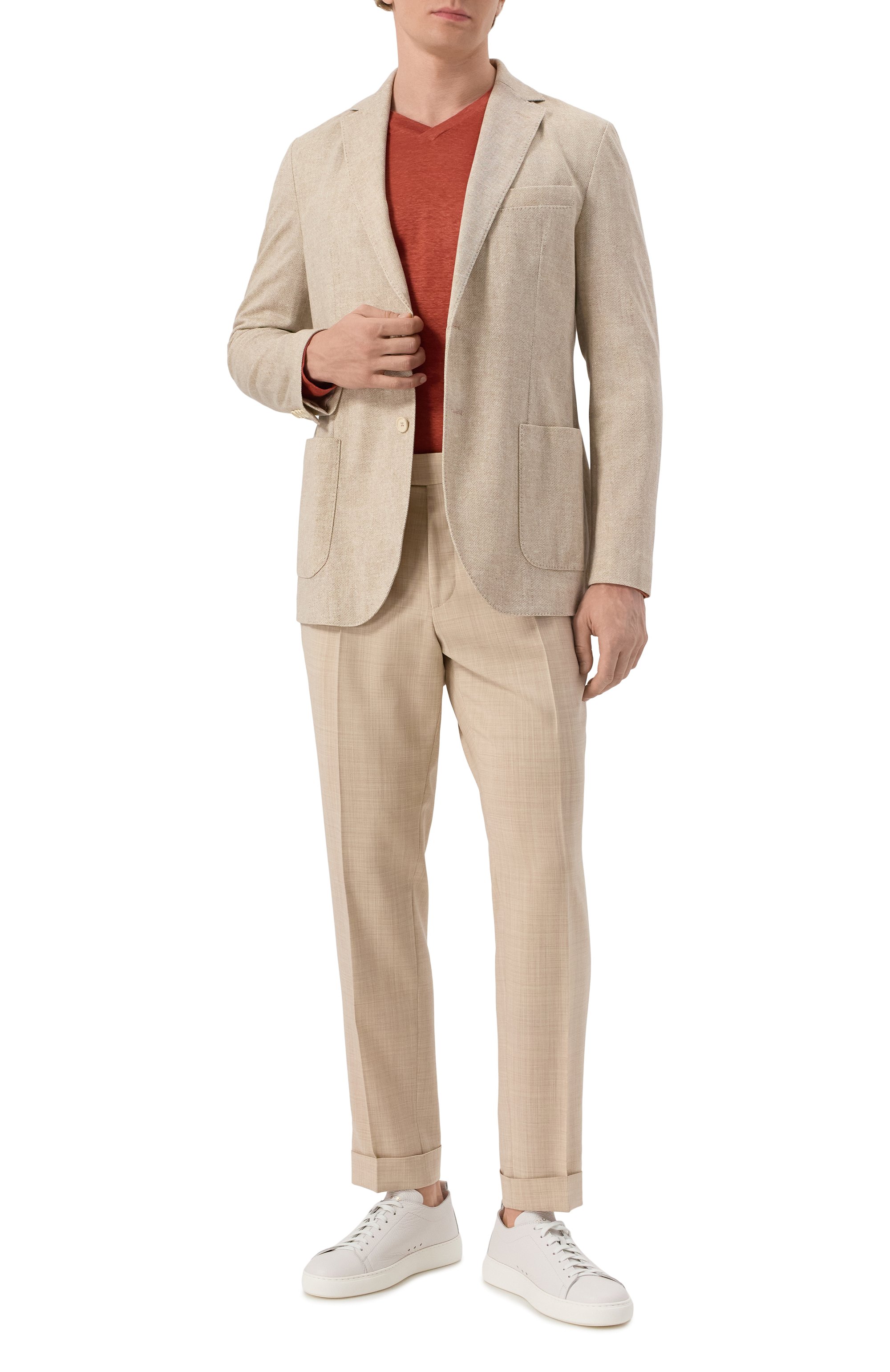 Хлопковый пиджак CIRCOLO 1901, арт. CN4810, фото 3