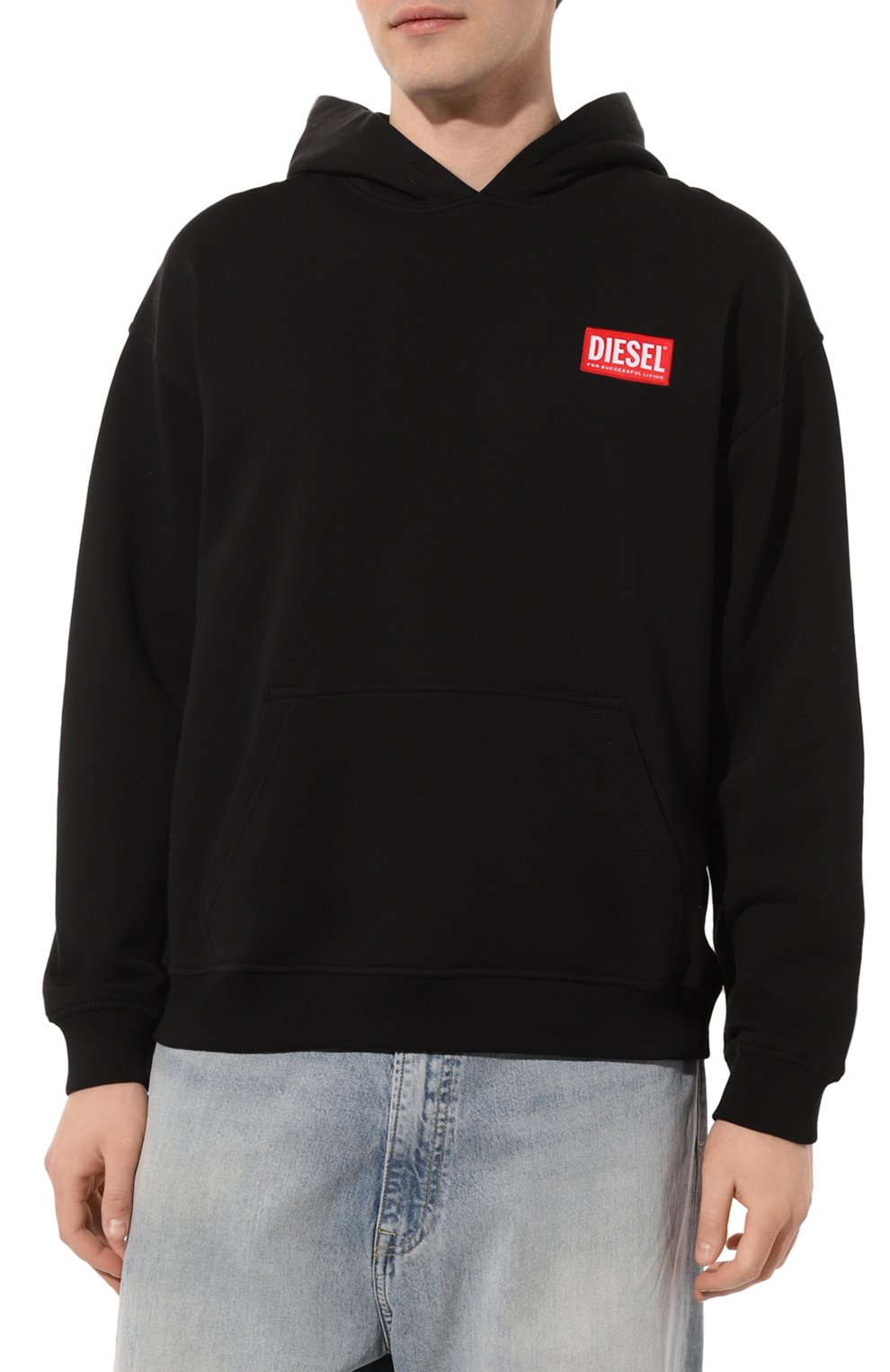 Хлопковое худи DIESEL, арт. A11592/0ILAC, фото 3