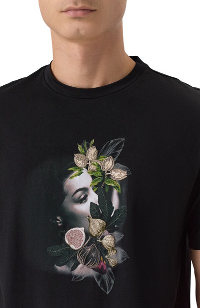 Хлопковая футболка EMPORIO ARMANI, арт. EM003480/AF19418, фото 5