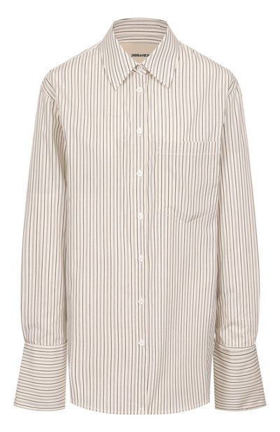 Женская хлопковая рубашка ZADIG AND VOLTAIRE, арт. WWSH02255