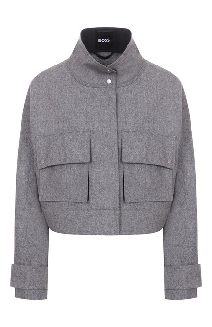 Женская куртка из шерсти и лиоцелла BOSS, арт. 50548307