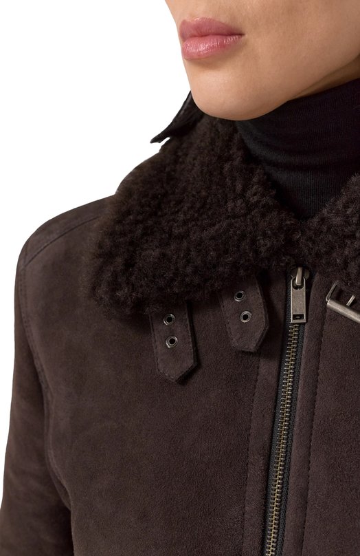 Дубленка из овчины Magda Butrym 308924 Коричневый  308924 Фото 5