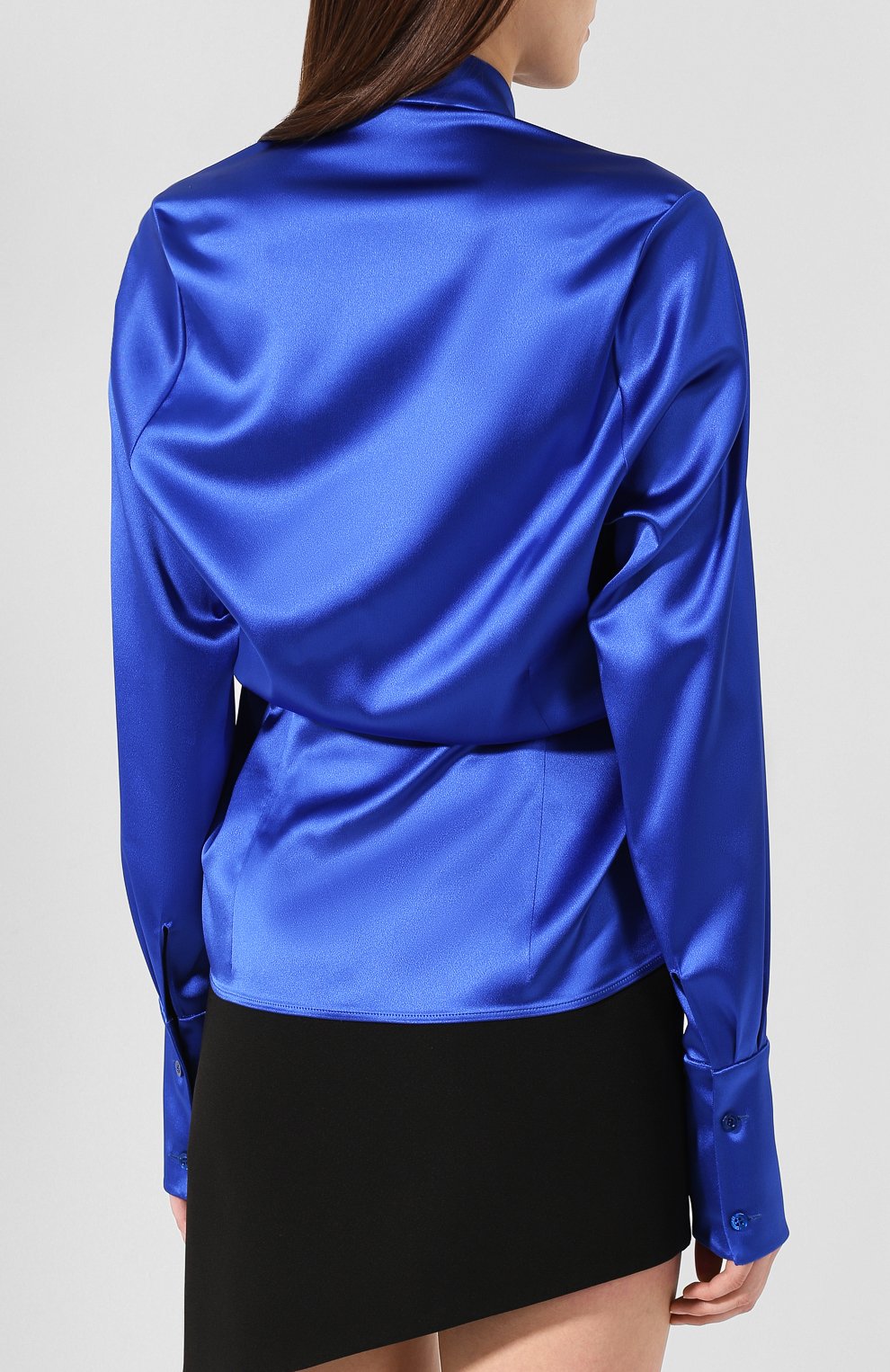 Атласная блузка BALENCIAGA, арт. 571094/TA021, фото 4