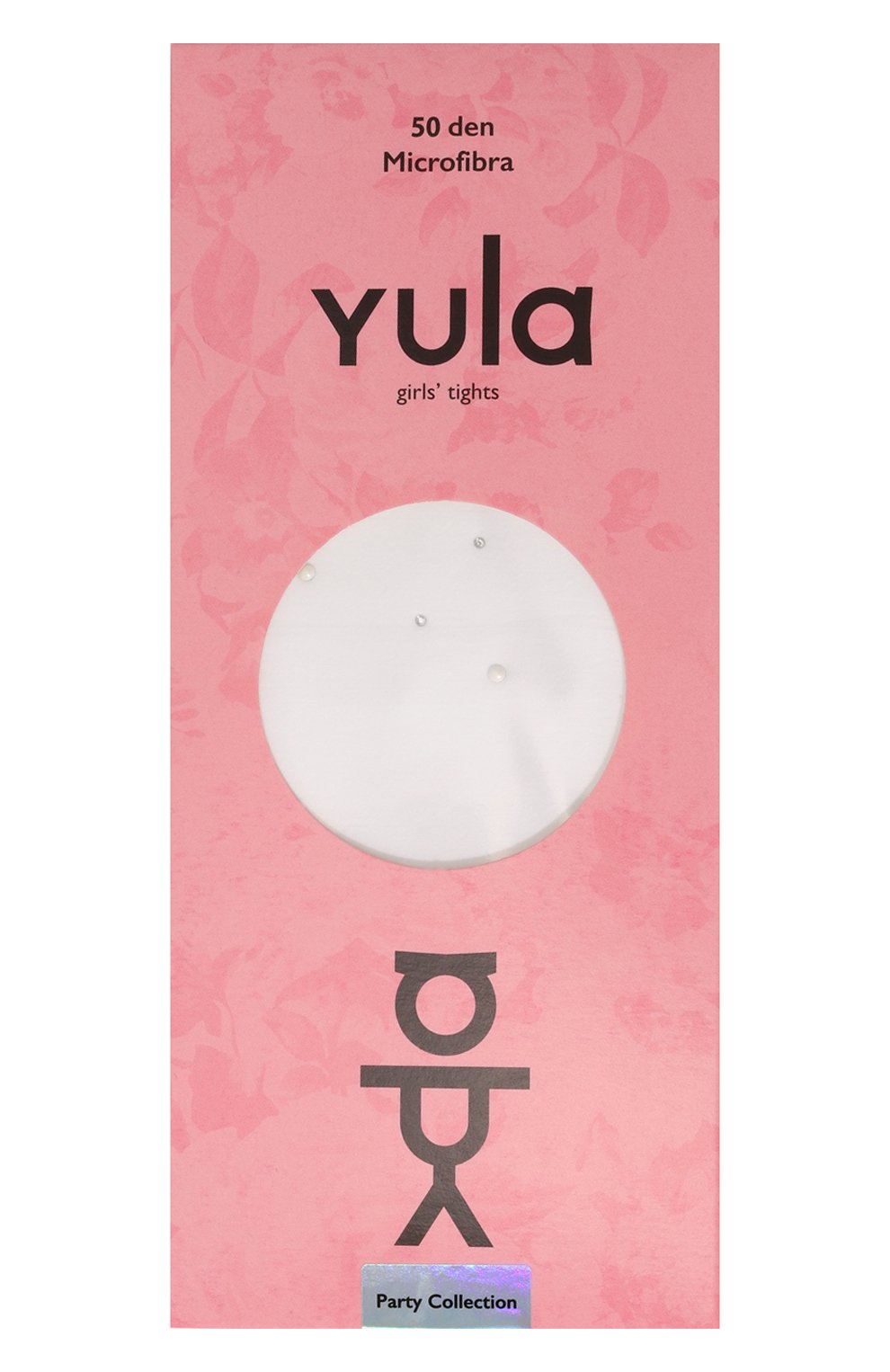 Колготки party collection 50 den YULA белого цвета по цене 2750 руб., арт. YU-285, фото 1 Колготки party collection 50 den YULA, арт. YU-285, фото 1