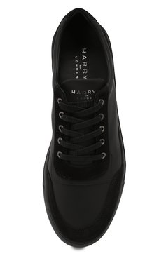 Мужские кожаные кеды HARRYS OF LONDON черного цвета, арт. NIMBLE TECH LEATHER/SUEDE | Фото 5 (Статус проверки: Проверено, Проверена категория; Подошва: Плоская; Материал внутренний: Натуральная кожа; Материал утеплителя: Без утеплителя; Стили: Классический; Драгоценные камни: Проставлено; Материал сплава: Проверено, Проставлено; Материал внешний: Натуральная кожа; Кросс-КТ: Низкие)