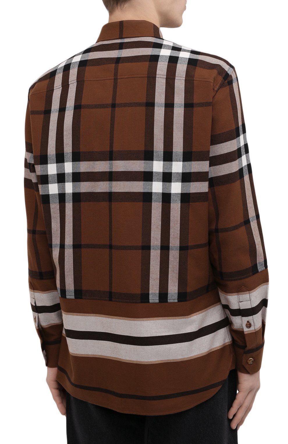 Хлопковая рубашка BURBERRY, арт. 8048675, фото 4