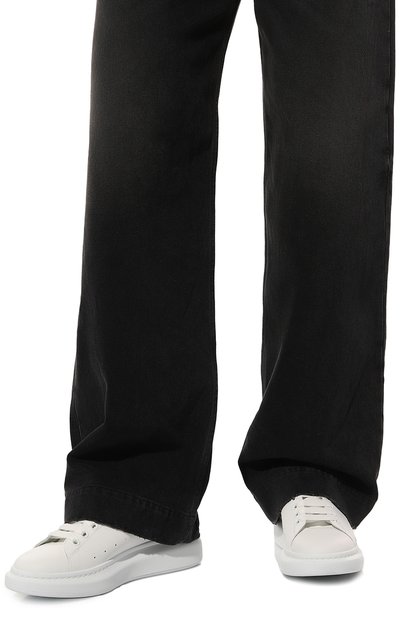 Кожаные кеды oversized ALEXANDER MCQUEEN, арт. 727394/WHXMT, фото 3