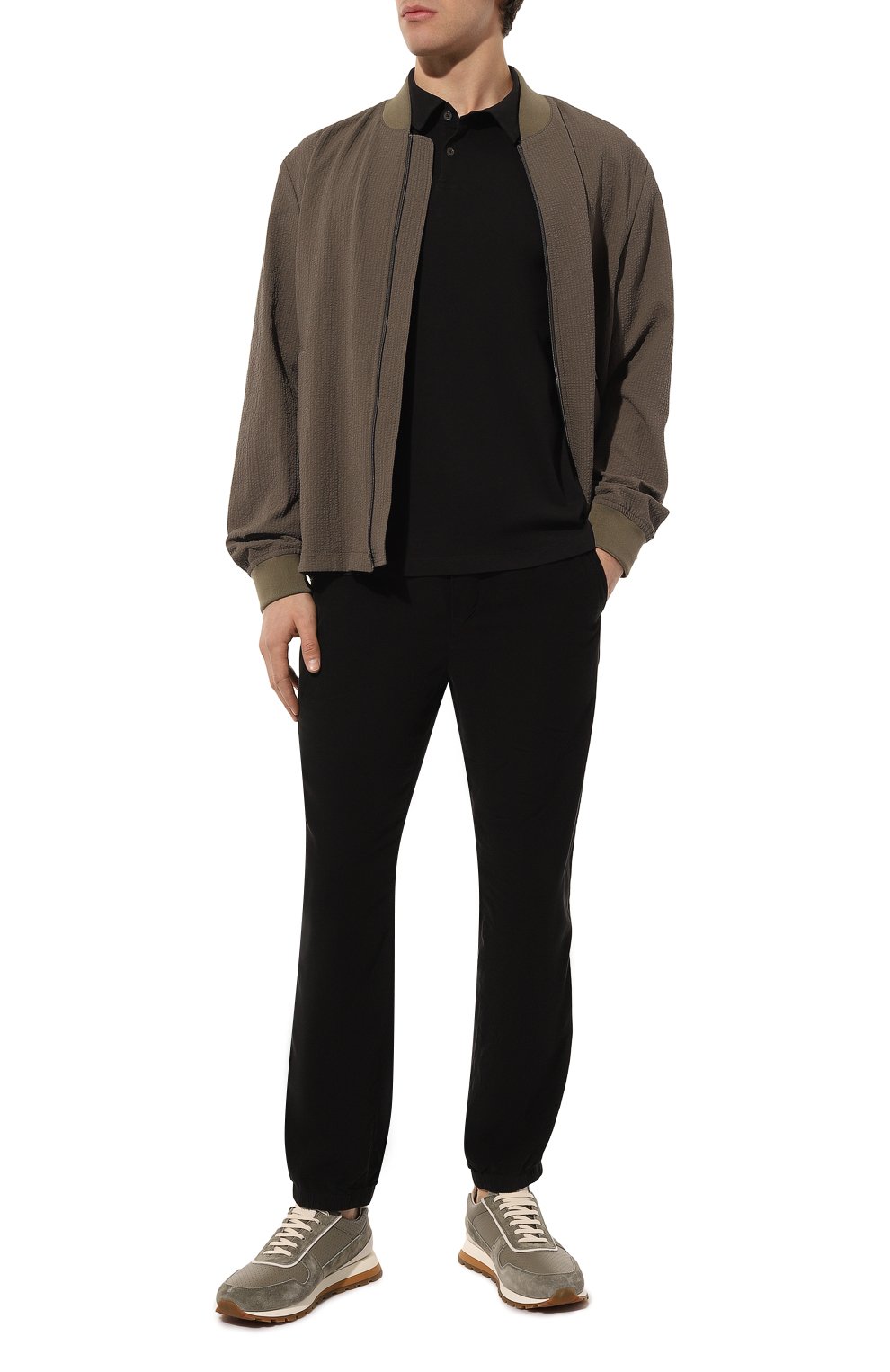 Хлопковое поло JAMES PERSE, арт. MSX3337/BLK, фото 2