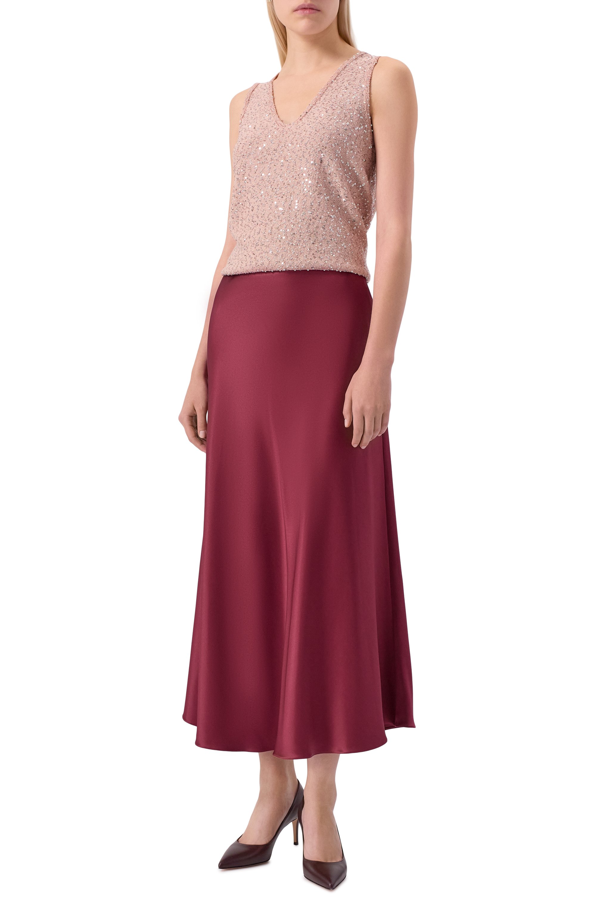 Топ с отделкой пайетками WEEKEND MAX MARA, арт. ACAICI, фото 2