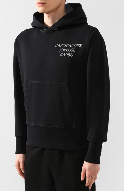 Хлопковое худи HELMUT LANG, арт. I09DM505, фото 3