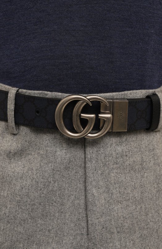 Двусторонний ремень Gucci 627055/FACJT Синий  627055/FACJT Фото 2