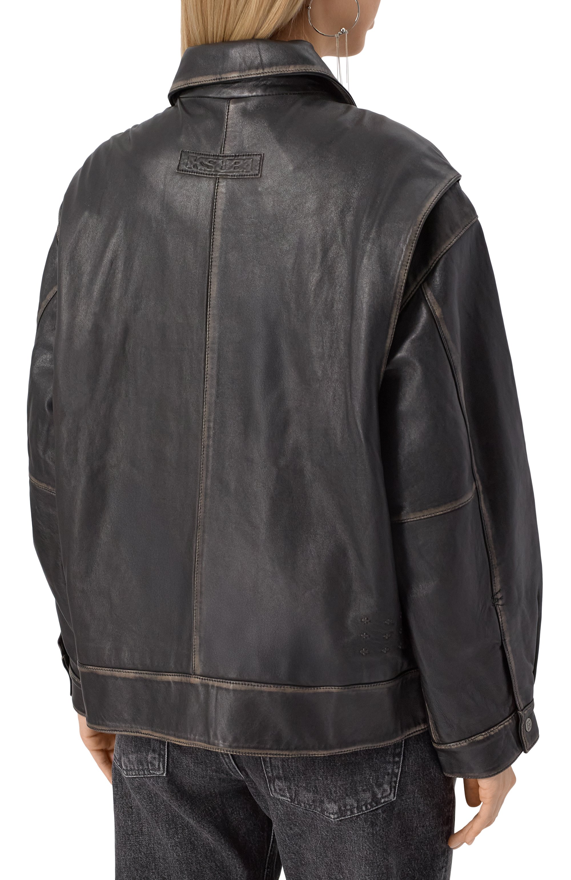 Кожаная куртка KSUBI, арт. WFA24JK004, фото 4