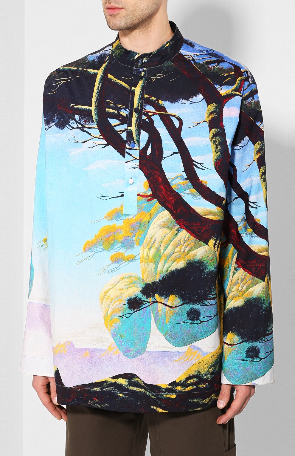 Хлопковая рубашка VALENTINO, арт. TV0ABE3065M, фото 3