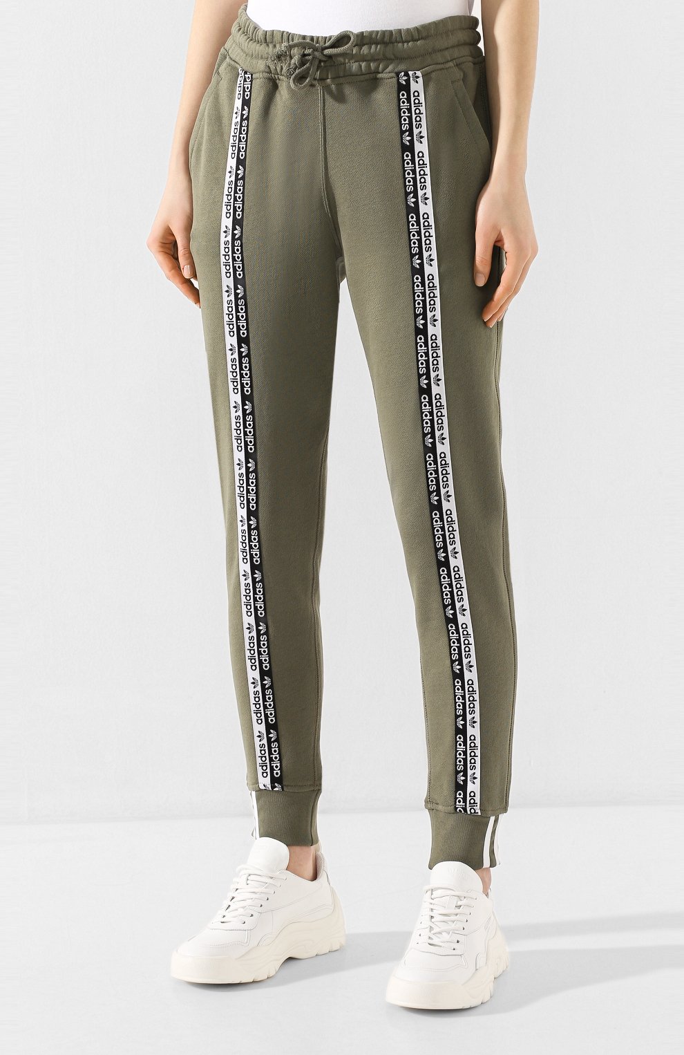 Хлопковые джоггеры ADIDAS ORIGINALS, арт. FM4383, фото 3