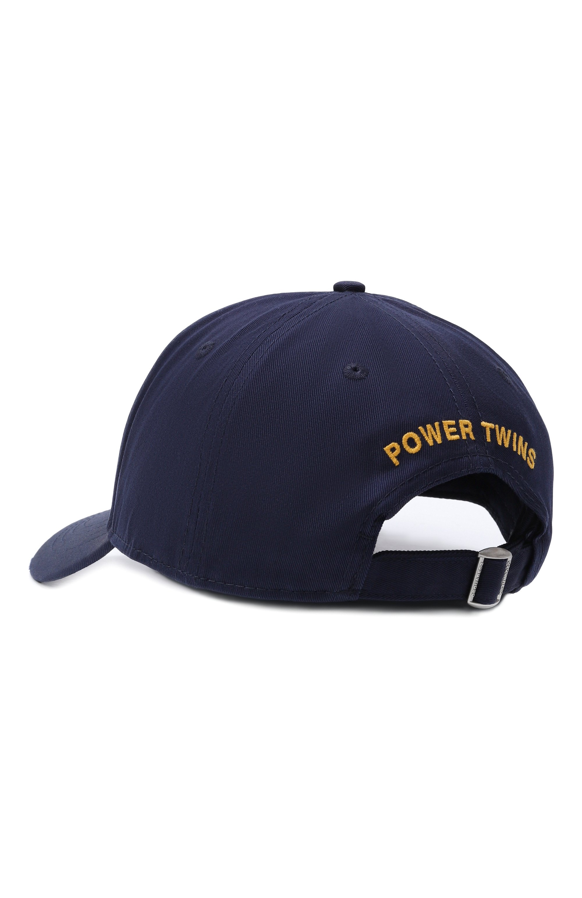 Хлопковая бейсболка DSQUARED2 темно-синего цвета по цене 25500 руб., арт. BCM0962/05C00001, фото 2 Хлопковая бейсболка DSQUARED2, арт. BCM0962/05C00001, фото 2