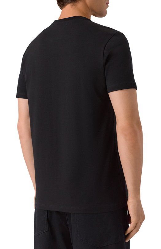Хлопковая футболка Dirk Bikkembergs BMT1211 Чёрный  BMT1211 Фото 4