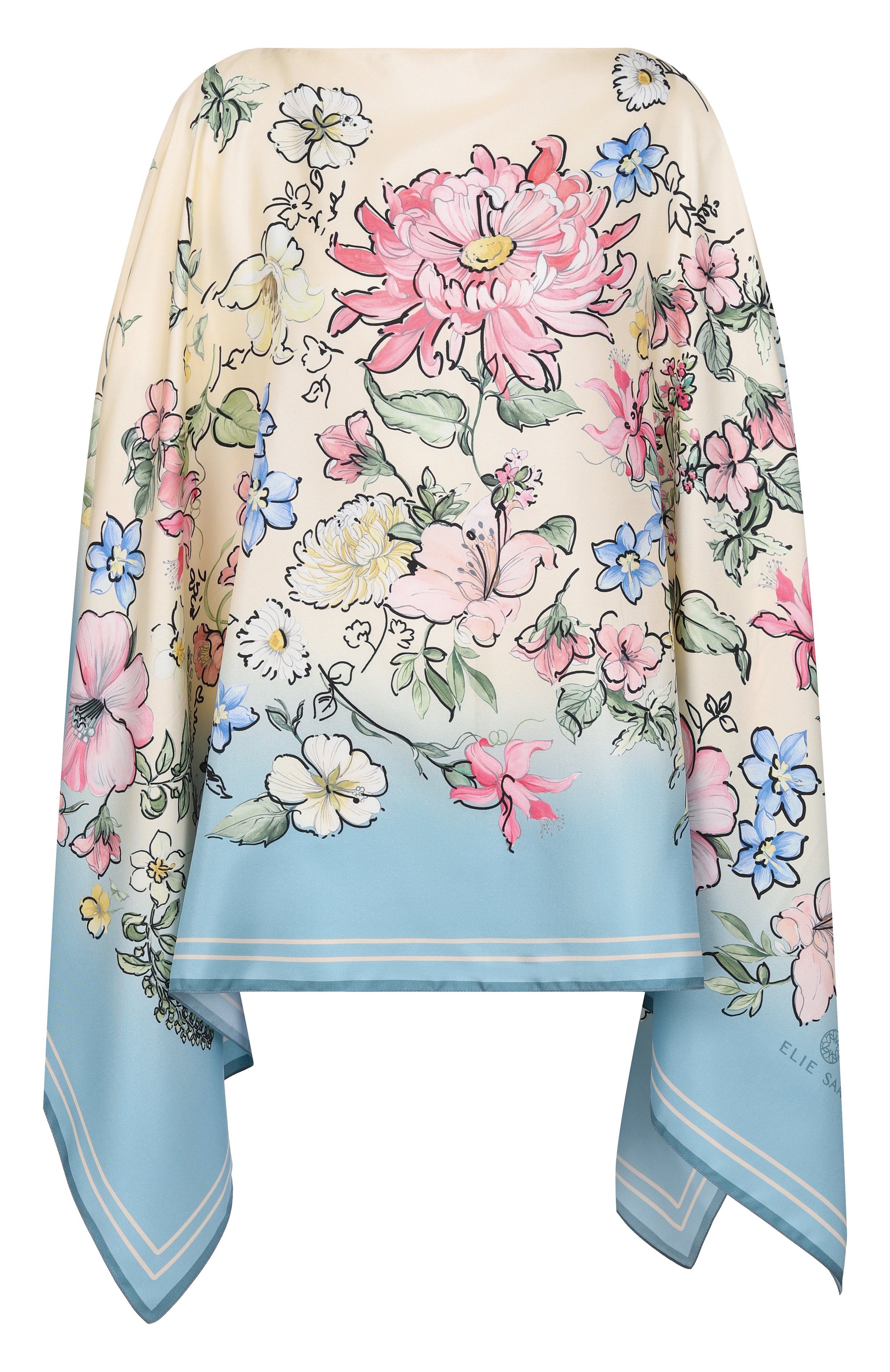 Шелковый топ ELIE SAAB, арт. 710010413, фото 1