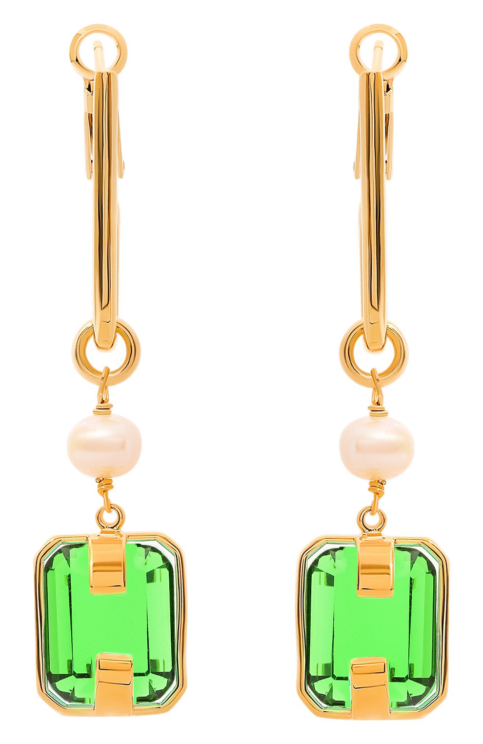 Серьги с жемчугом и кристаллами CRYSTALLINE JEWELLERY, арт. 382YNN, фото 1