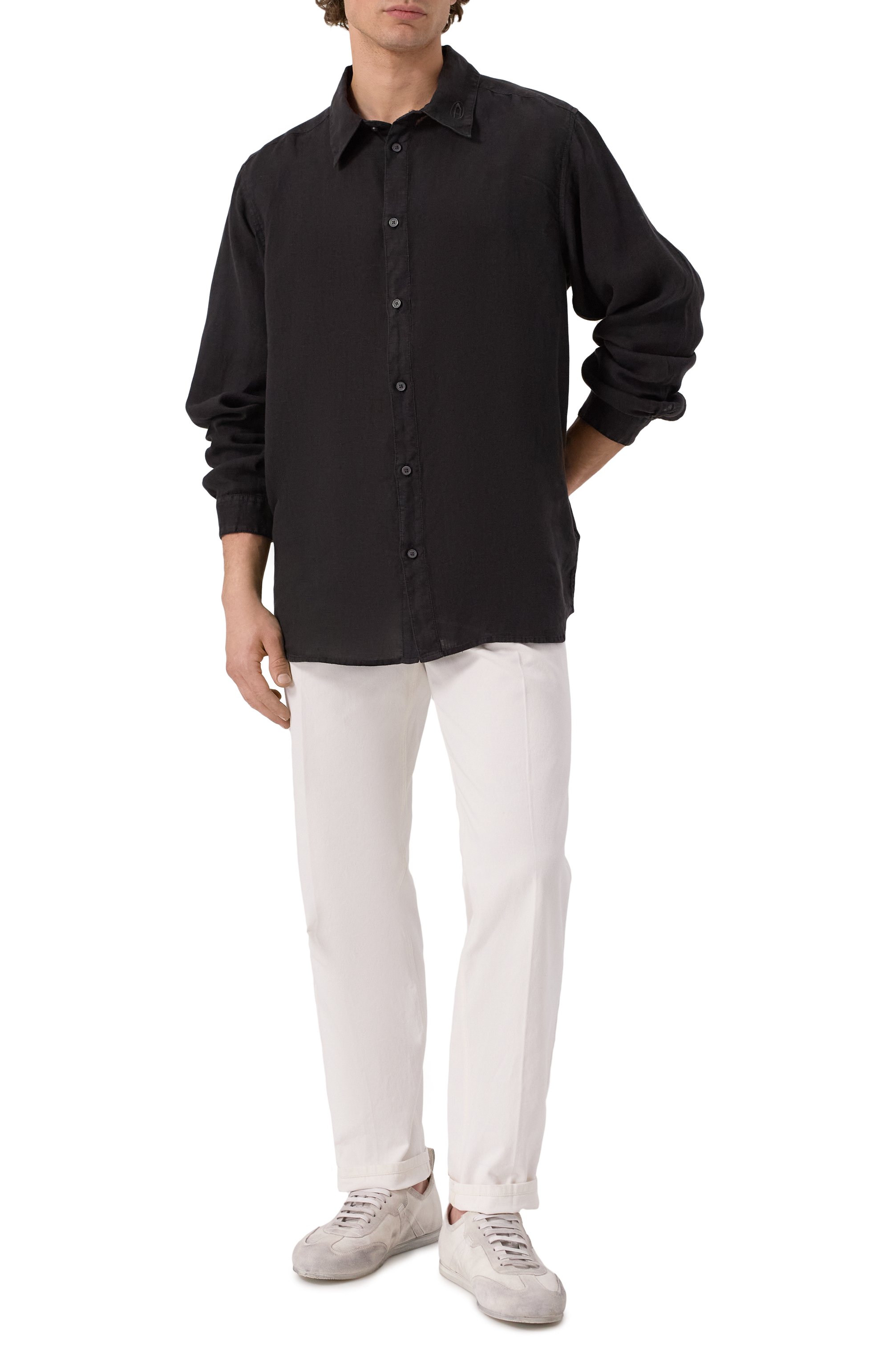 Льняная рубашка DIESEL, арт. A16694/0TJAL, фото 2