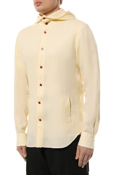 Льняная рубашка KITON, арт. UMCMARH06940, фото 3