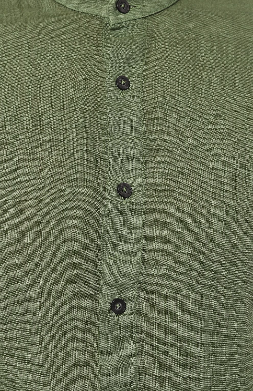 Льняная рубашка 120% LINO хаки цвета по цене 25600 руб., арт. 31ALIM1159/0000115/S00, фото 5 Льняная рубашка 120% LINO, арт. 31ALIM1159/0000115/S00, фото 5