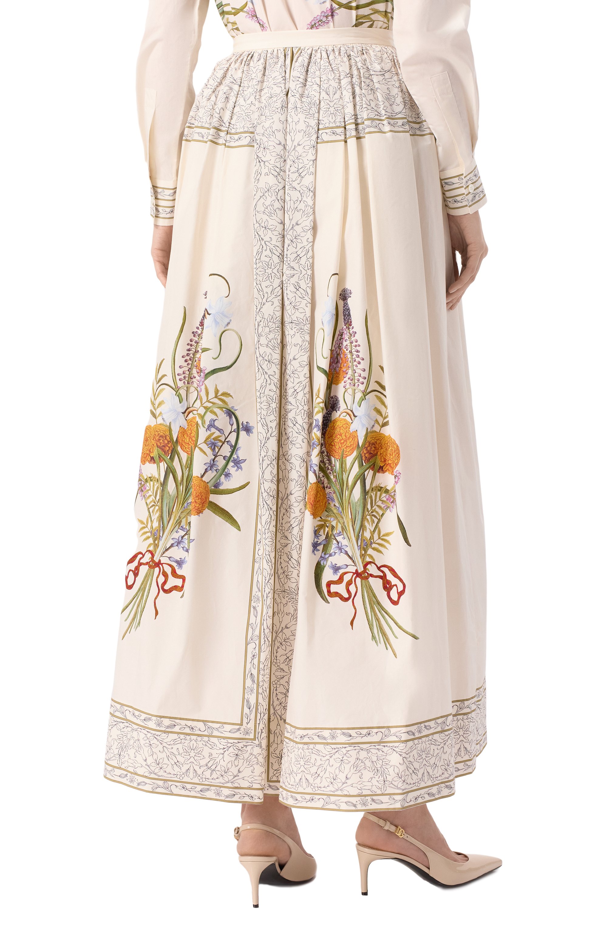 Хлопковая юбка GIAMBATTISTA VALLI, арт. 25SSPVTE2029-57PRI, фото 4