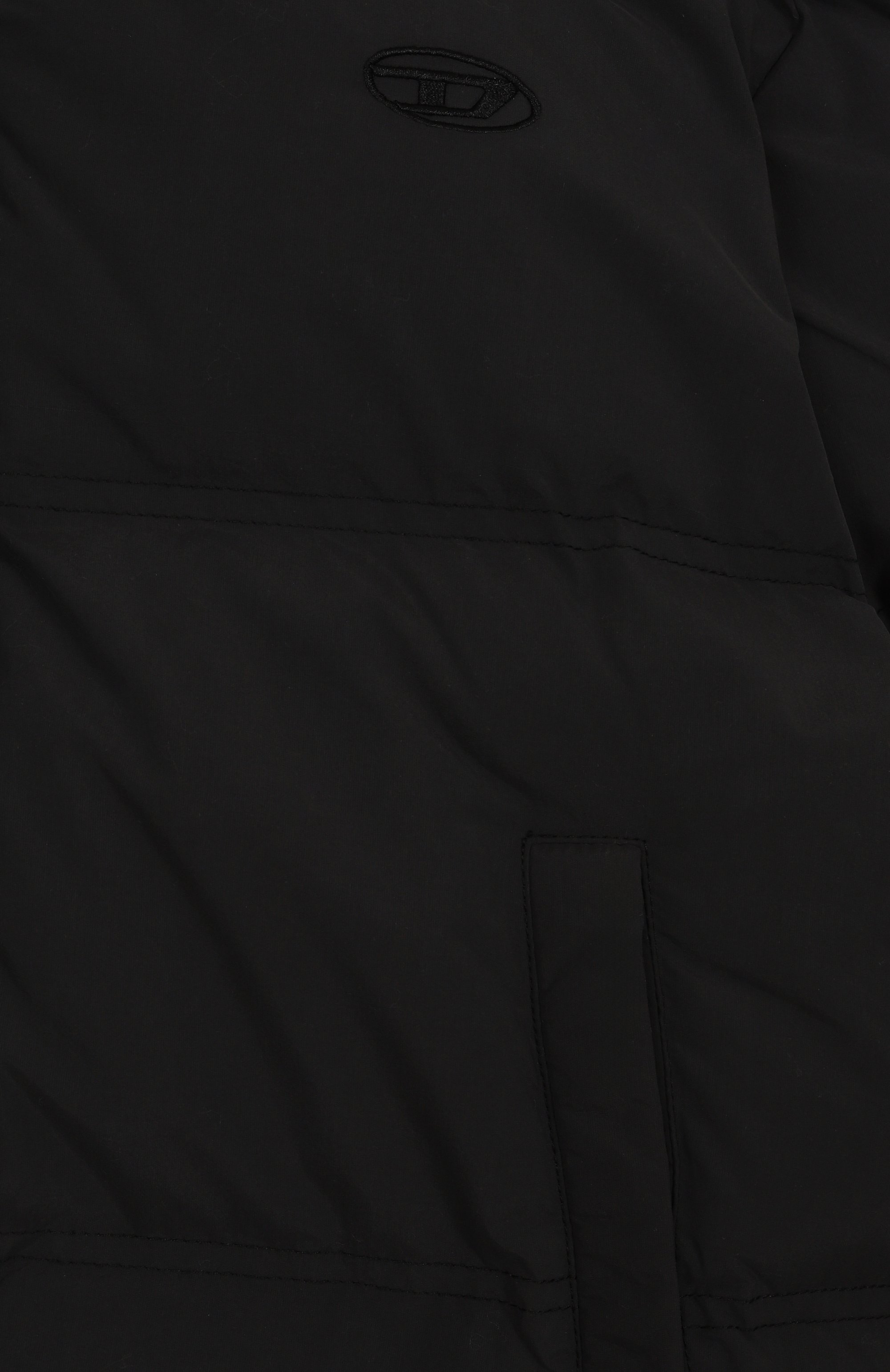 Утепленная куртка DIESEL черного цвета по цене 29950 руб., арт. J02422/KXBQ0, фото 3 Утепленная куртка DIESEL, арт. J02422/KXBQ0, фото 3