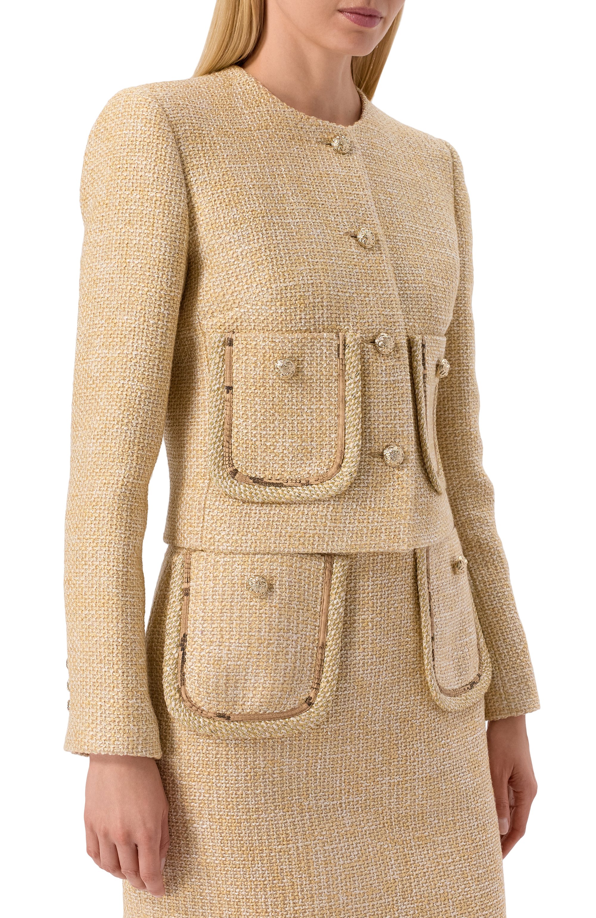 Твидовый жакет ELIE SAAB, арт. J0248/TWC01, фото 3