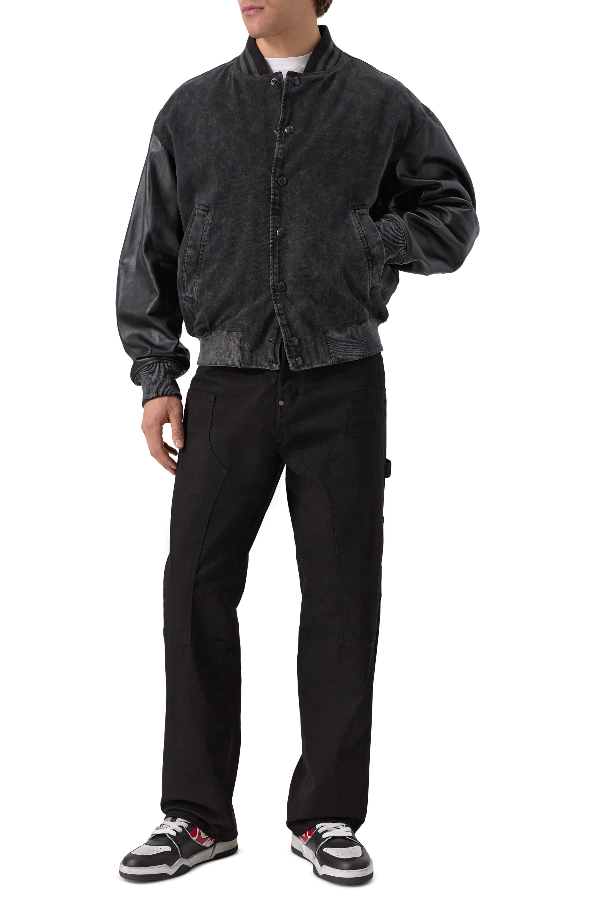 Кожаные кеды spiker DSQUARED2, арт. SNM0428, фото 2