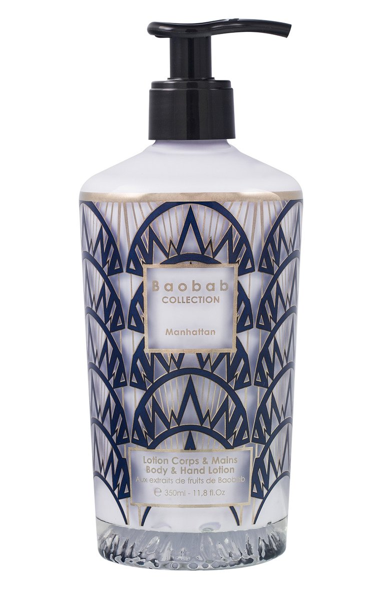 Лосьон для рук и тела manhattan (350ml) BAOBAB бесцветного цвета, арт. 5415198499164 | Фото 1 (Нос: Не проставлено; Региональные ограничения белый список (Axapta Mercury): Не проставлено; Назначение: Для тела; Тип продукта: Лосьоны; Косметика кросс-кт: Уход У)