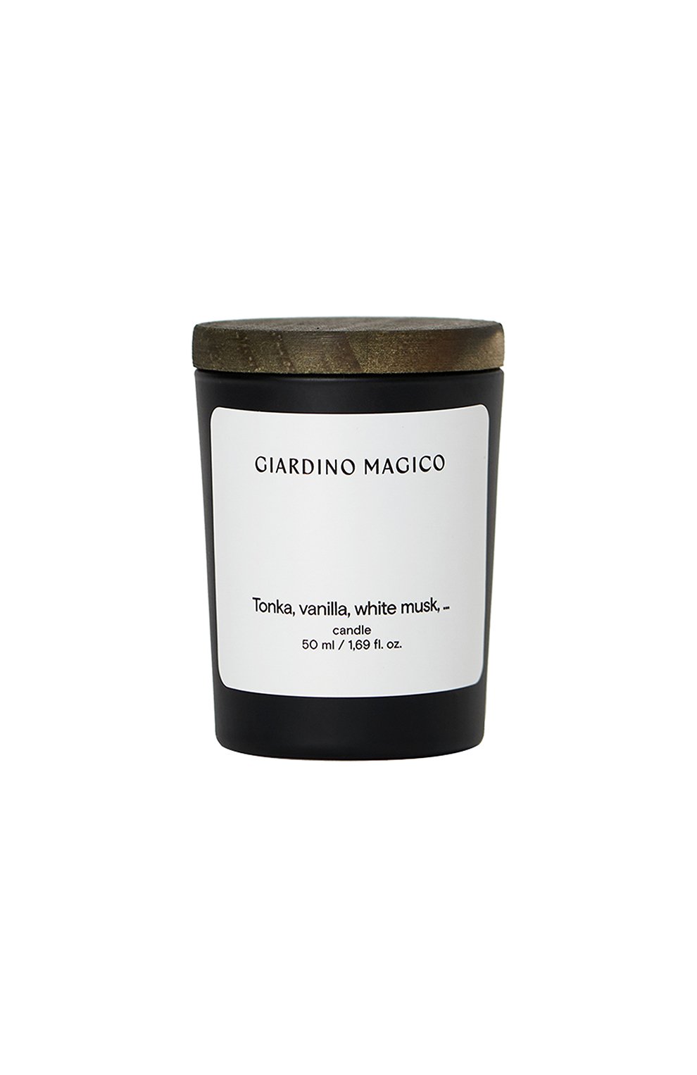 Парфюмированная свеча tonka, vanilla, white musk (50ml) GIARDINO MAGICO, арт. 4640200325020, фото 1
