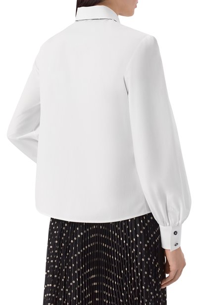 Хлопковая рубашка VALENTINO белого цвета по цене 214500 руб., арт. 8B3AB865/5A6, фото 4 Хлопковая рубашка VALENTINO, арт. 8B3AB865/5A6, фото 4