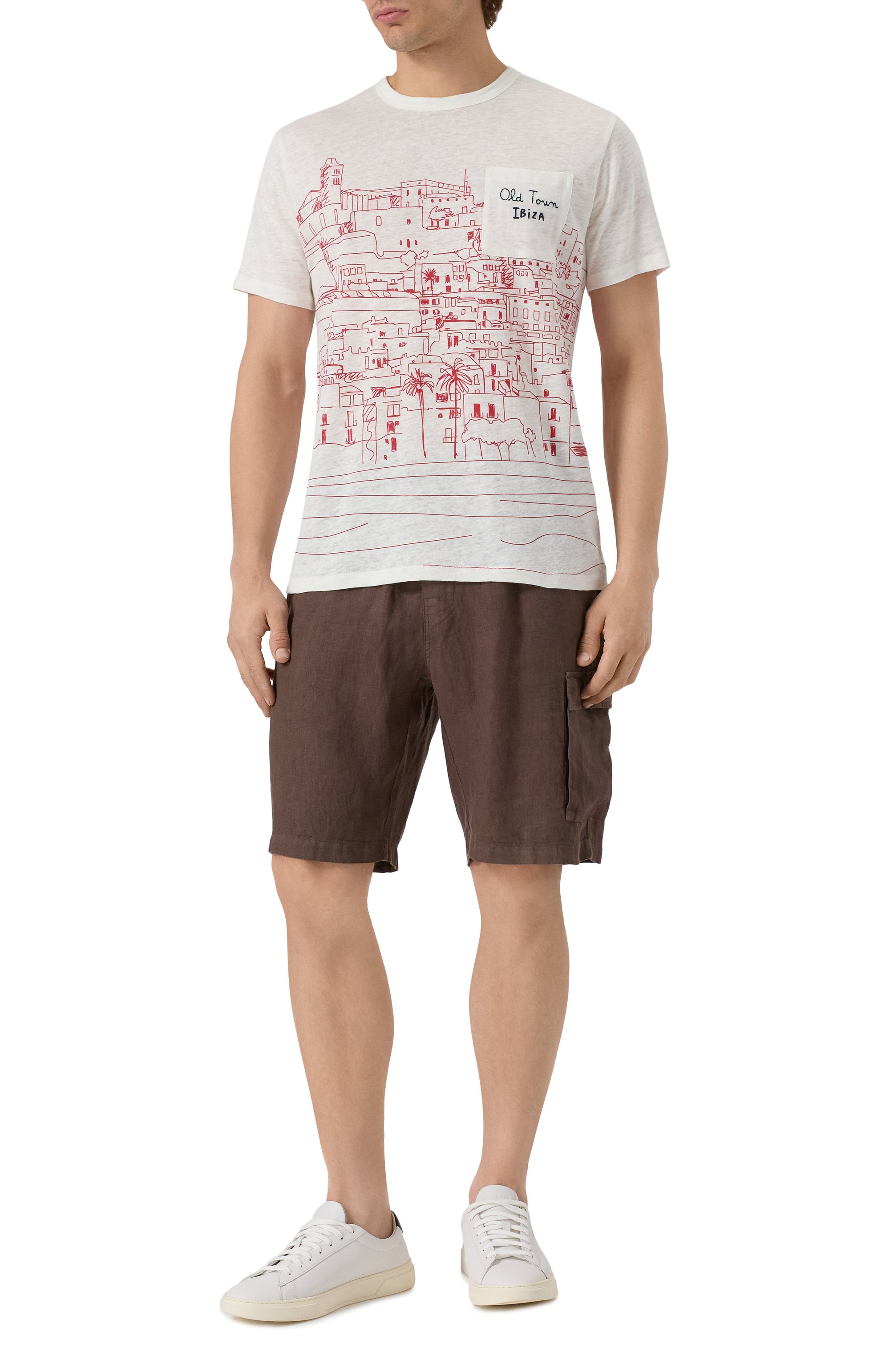 Льняные шорты MC2 SAINT BARTH, арт. STBM MARSEILLE/00320H, фото 2