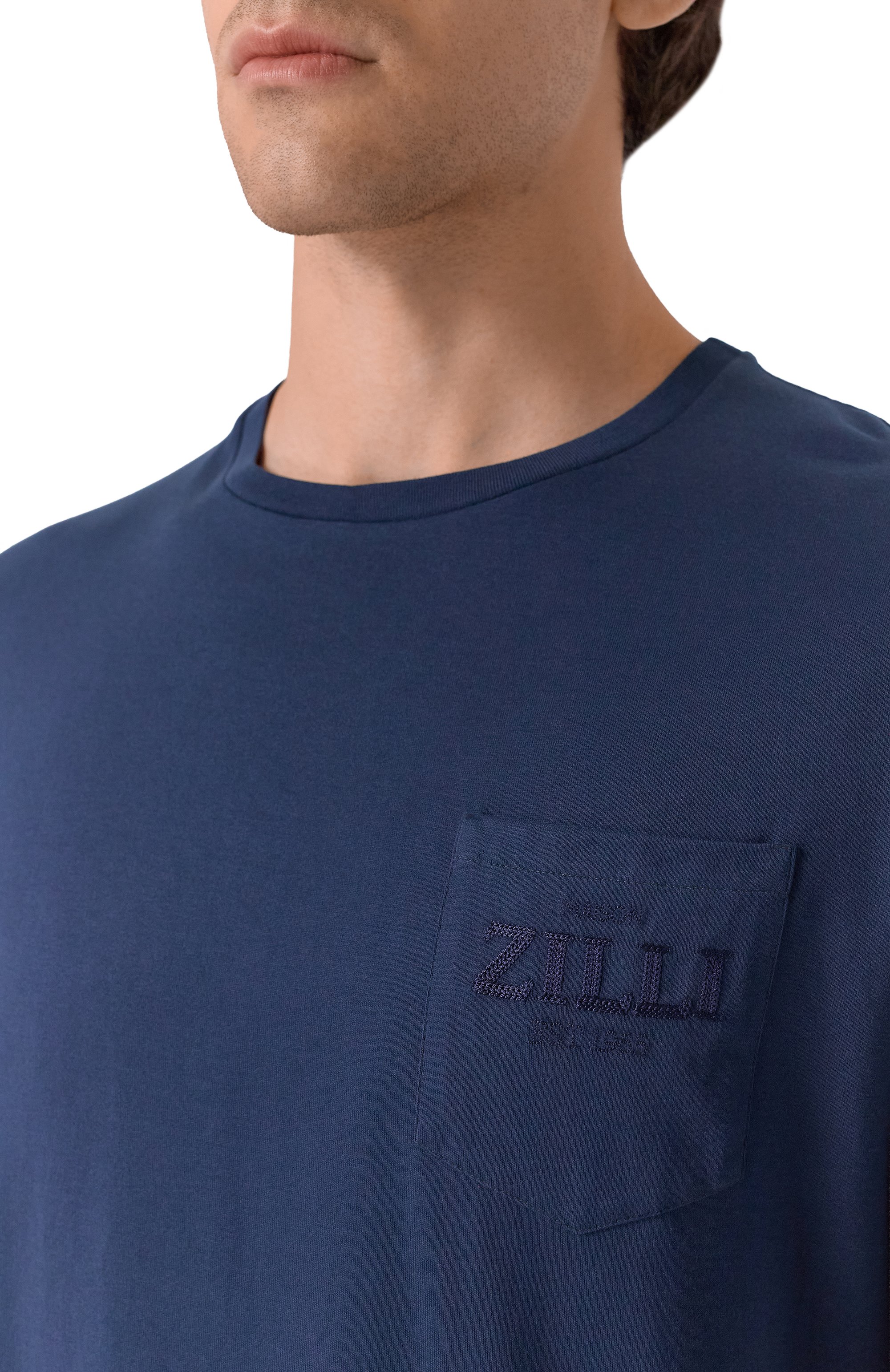 Хлопковая футболка ZILLI, арт. TSR02IM0100VLEST0, фото 5