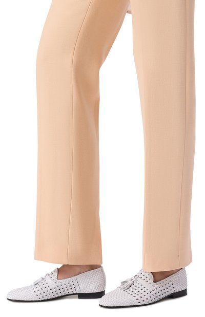 Кожаные лоферы DOUCAL'S белого цвета по цене 69950 руб., арт. DD8875MEGNUZ280N, фото 2 Кожаные лоферы DOUCAL'S, арт. DD8875MEGNUZ280N, фото 2