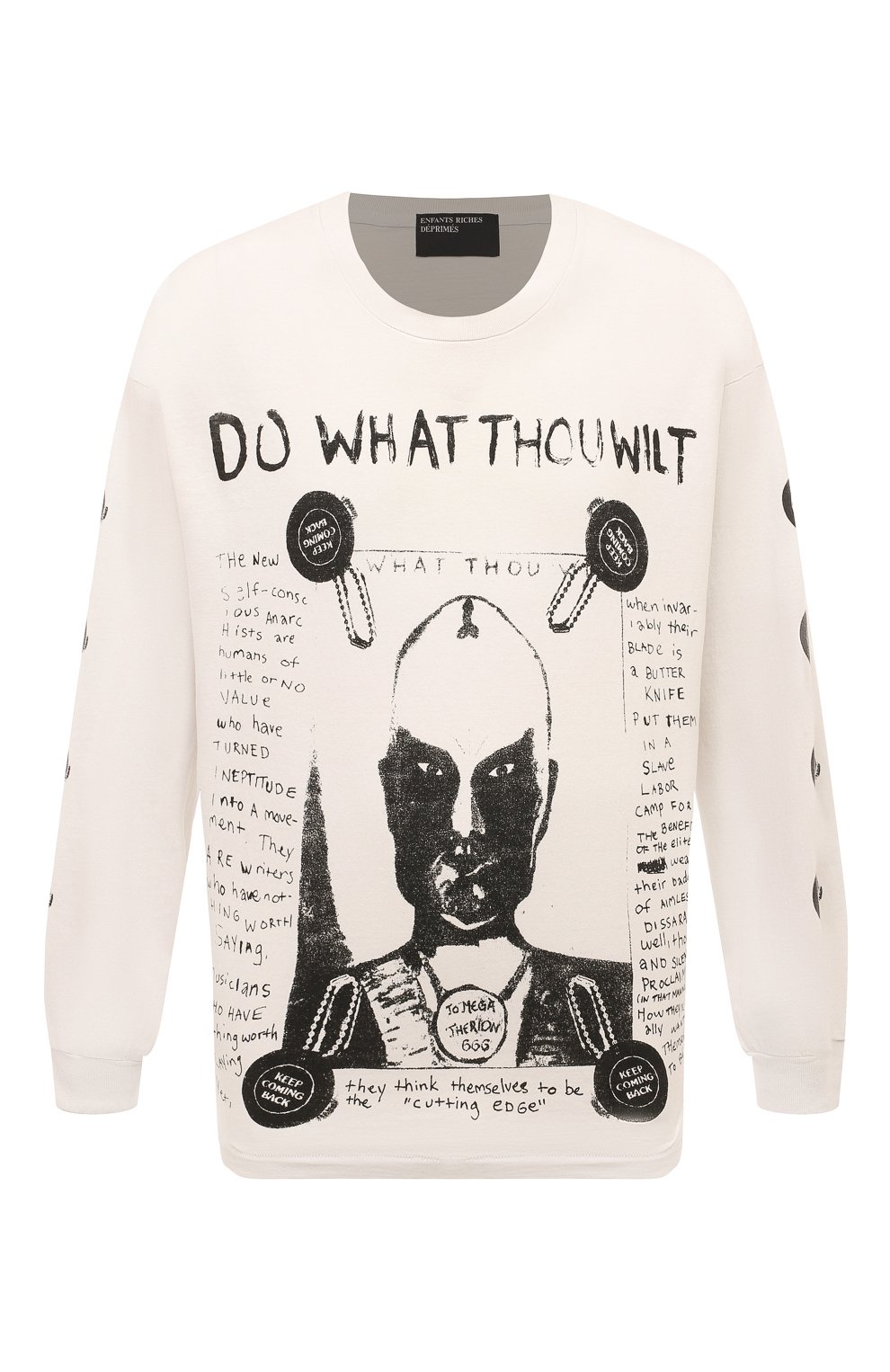 確実正規品enfants riches deprimes long sleeve Enfants Riches Deprimes White Cotton Racing Cars Longsleeve