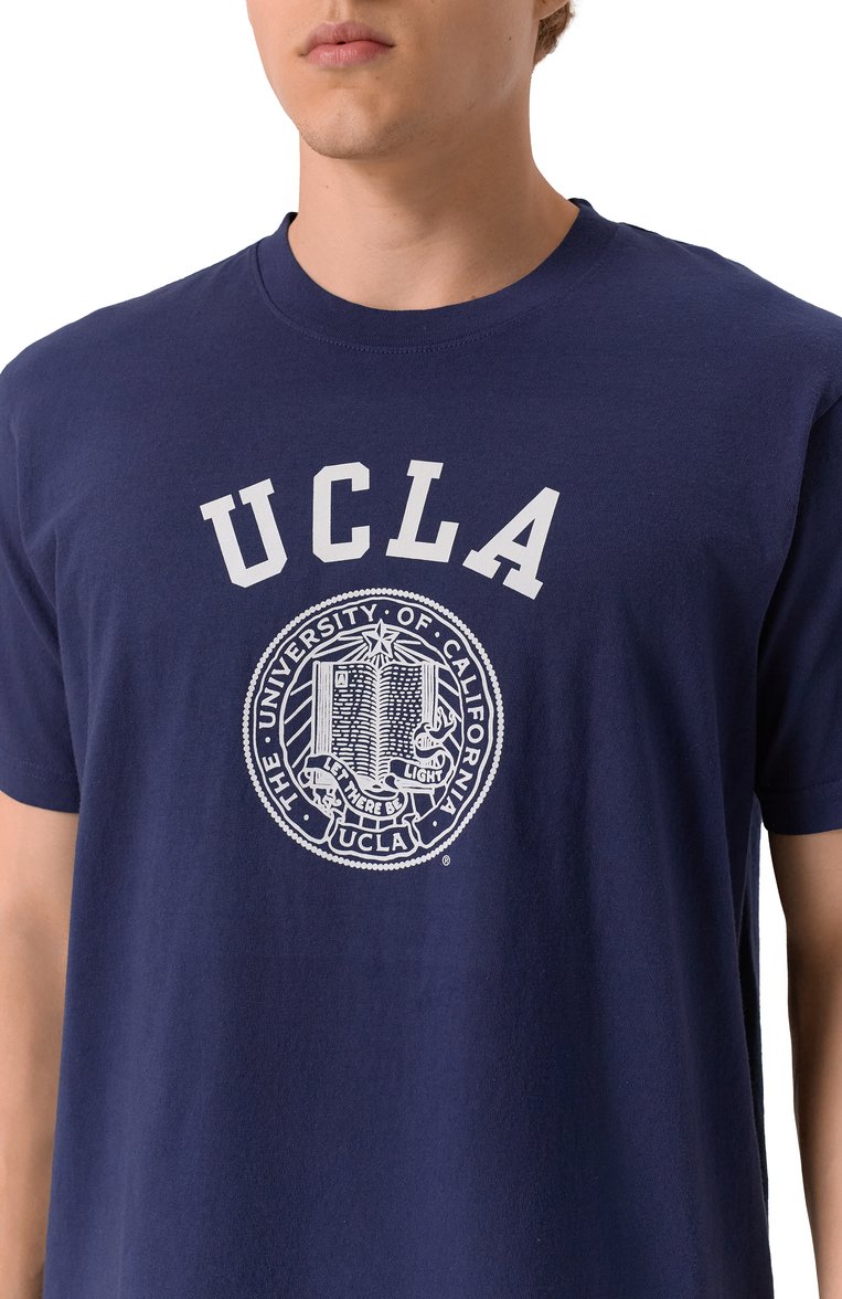 Хлопковая футболка sporty & rich x ucla SPORTY AND RICH, арт. T0043615639BL106, фото 1