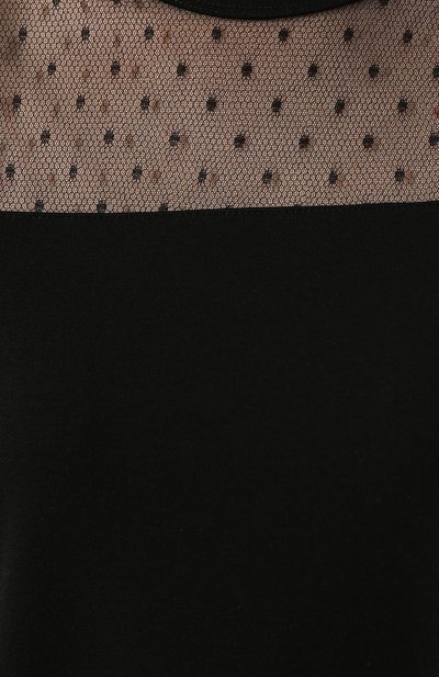 Платье из вискозы REDVALENTINO черного цвета по цене 46050 руб., арт. TR3MJ03P/4UG, фото 5 Платье из вискозы REDVALENTINO, арт. TR3MJ03P/4UG, фото 5