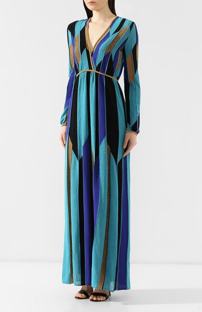 Хлопковое платье M MISSONI разноцветного цвета по цене 99500 руб., арт. 2DG00073/2K0021, фото 3 Хлопковое платье M MISSONI, арт. 2DG00073/2K0021, фото 3