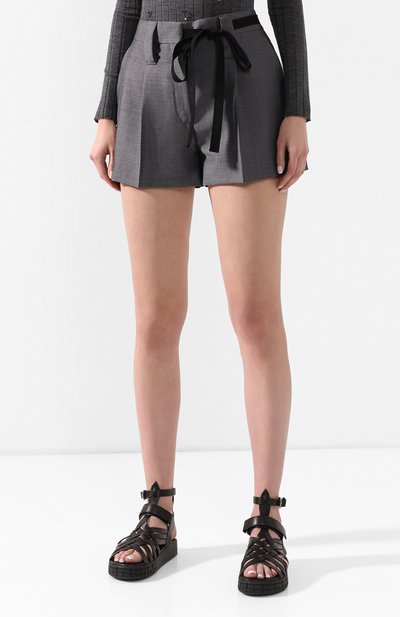 Шерстяные шорты PRADA, арт. P245D-HQ4-F0480, фото 3